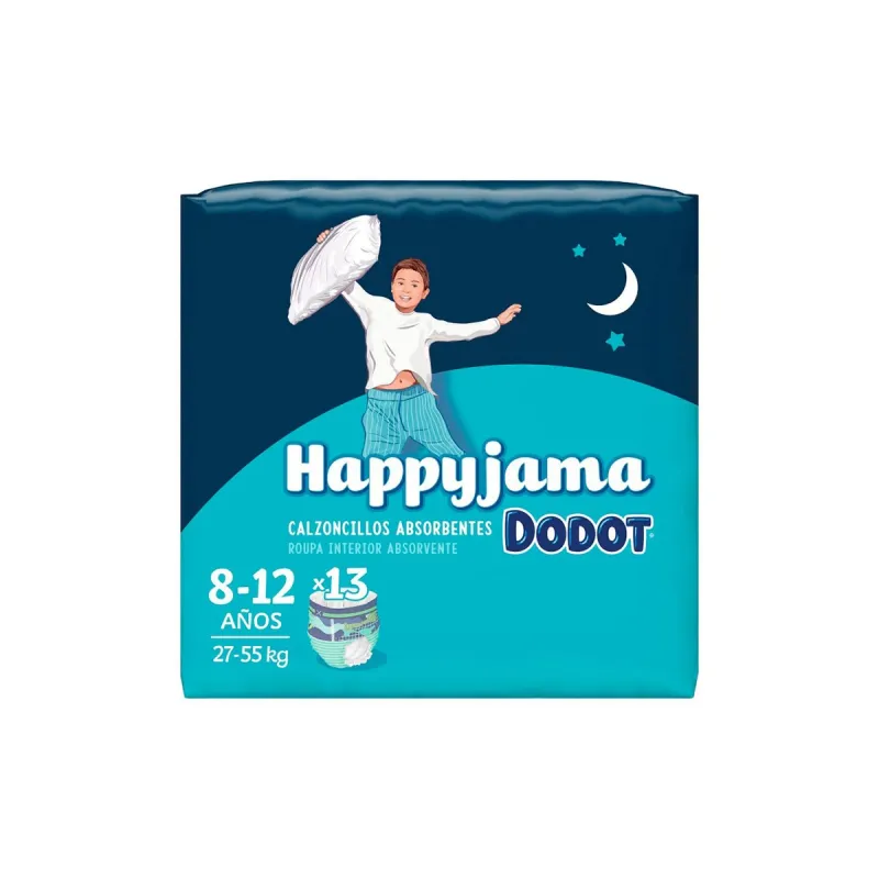 DODOT HAPPYJAMAS BOYS CARRY PACK | TALLA 8 13 UDS. DODOT HAPPYJAMAS BOYS CARRY PACK | TALLA 8 13 UDS.