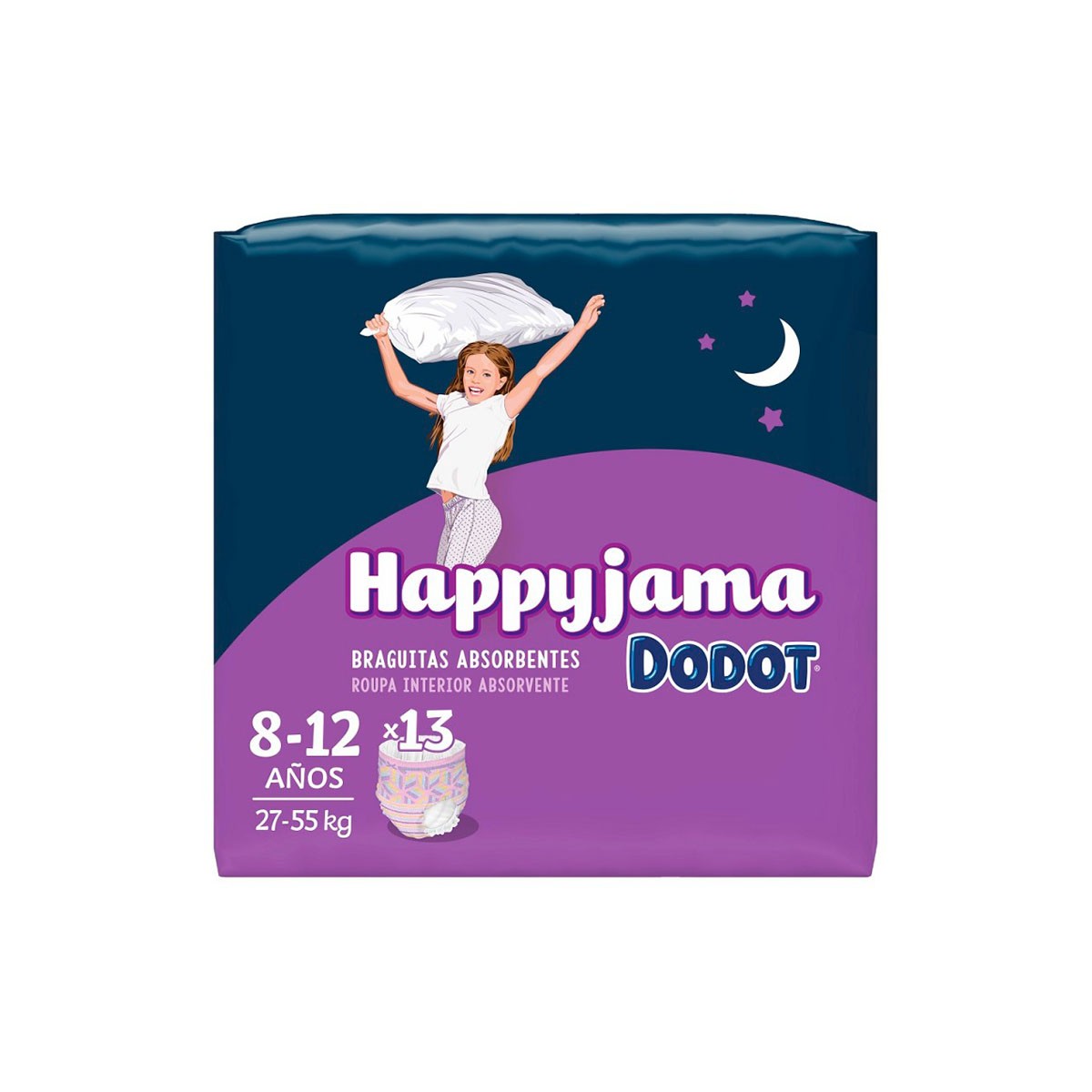 DODOT HAPPYJAMAS GIRLS CARRY PACK | TALLA 8 13 UDS.