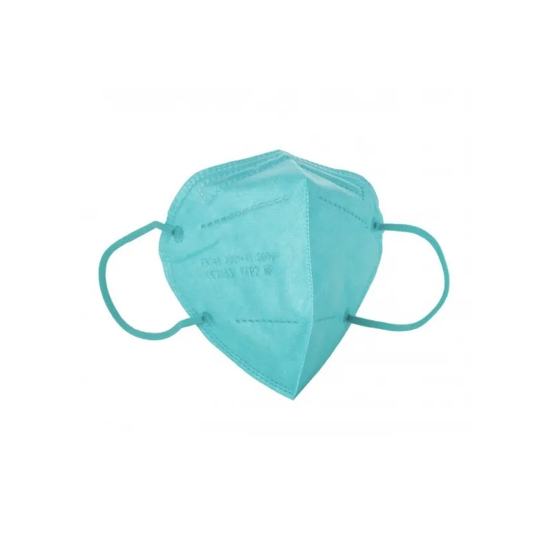 Mascarilla FFP2 turquesa, 1 unidad Mascarilla FFP2 turquesa, 1 unidad