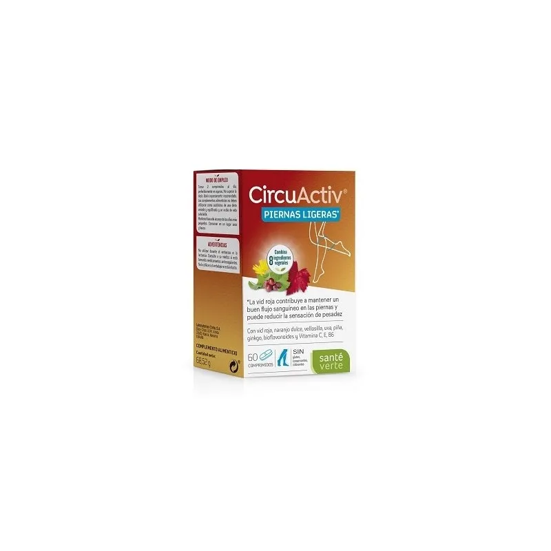 Sante Verte circuactiv piernas ligeras, 60 comprimidos Sante Verte circuactiv piernas ligeras, 60 comprimidos