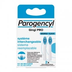 Parogencyl gingi PRO suave kit de recarga, 2 cabezales reemplazables