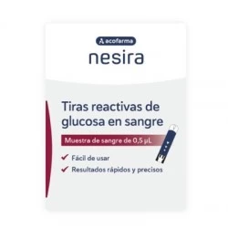 Acofarma nesira tiras reactivas de glucosa en sangre, 50 unidades