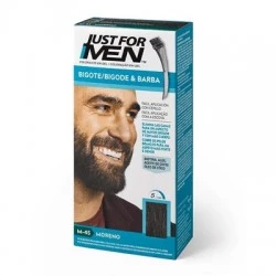 Just For Men gel colorante para bigote y barba moreno M-45