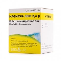Magnesia SEID 2,4 g, 14 sobres en polvo para suspensión oral