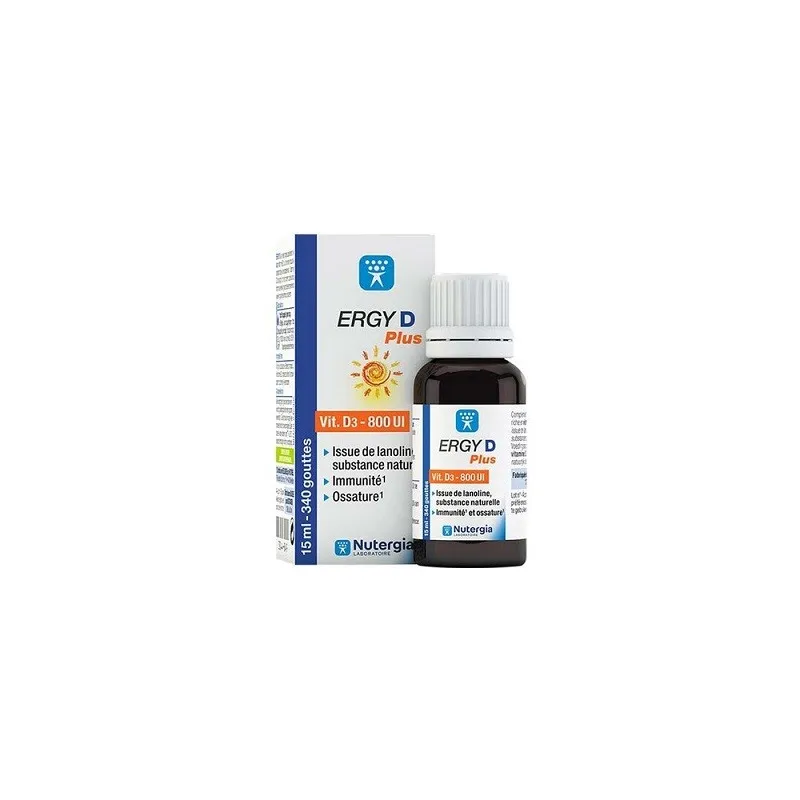 Nutergia Ergy-D plus Vit. D3 800 ui, 15 ml