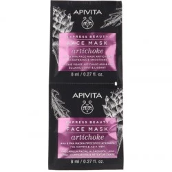 Apivita Express beauty mascarilla facial alcachofa, 2x8 ml