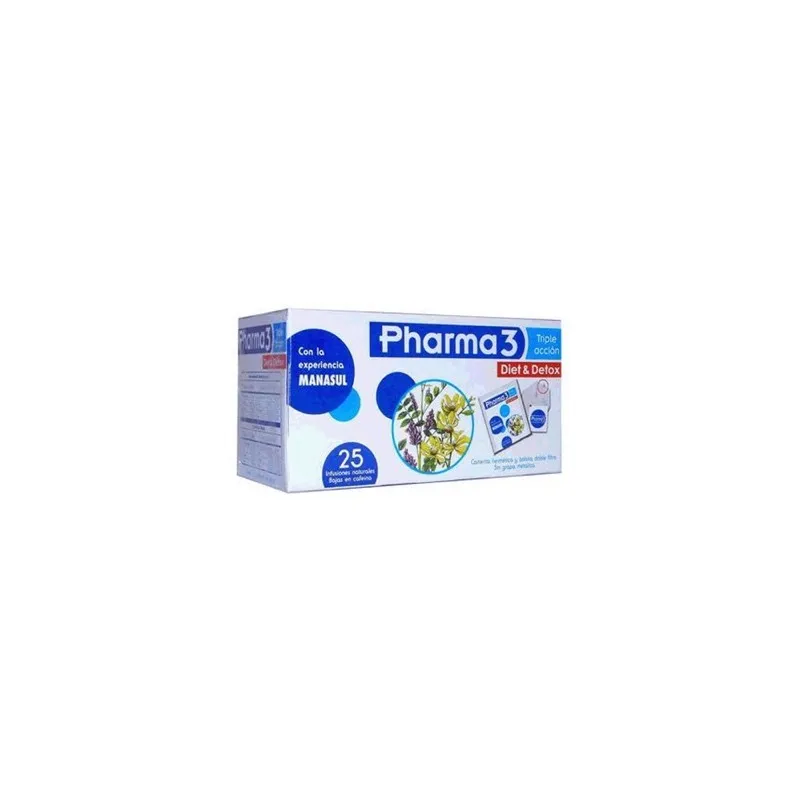 Pharma 3 diet & detox, 25 filtros