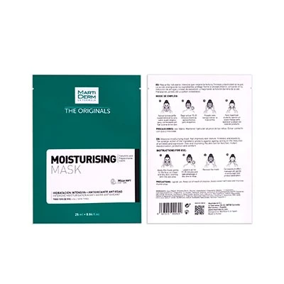 Martiderm Mascarilla Hidratante, 10x25 ml.