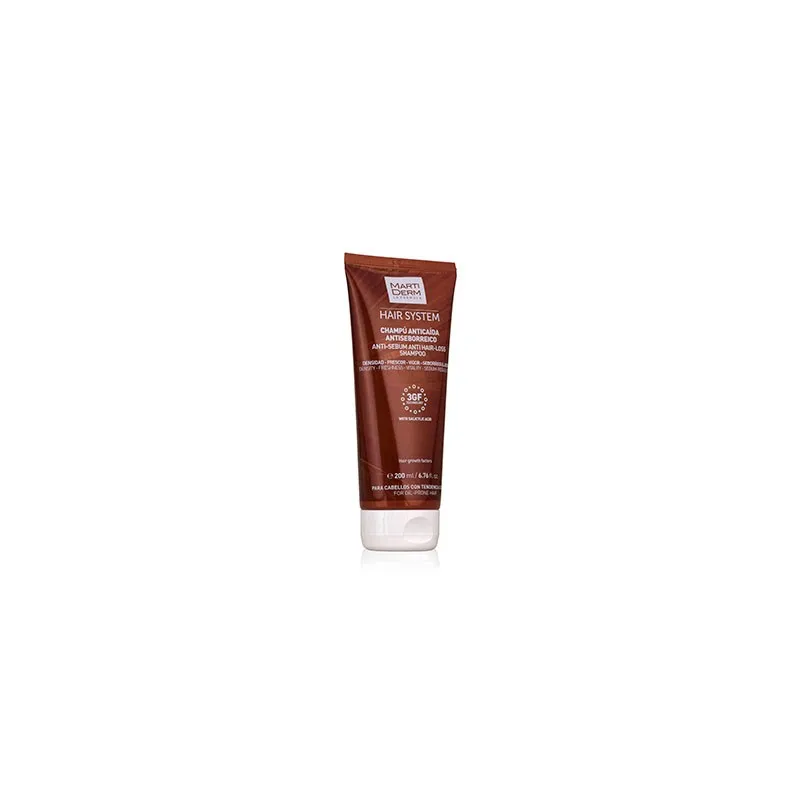 Martiderm Champú Anticaída Antiseborreico, 200ml. 