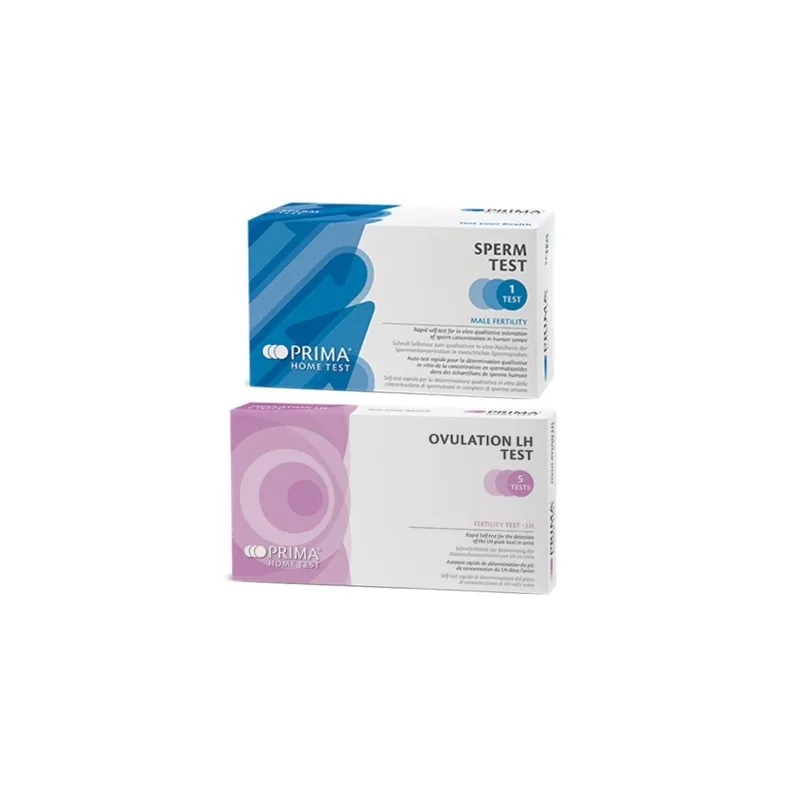 Prima home test ovulation LH test + sperm test, 5 test + 1 test