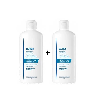 ELUCION CHAMPU REEQUILIBRANTE DUCRAY 2 ENVASES 400 ML DUO