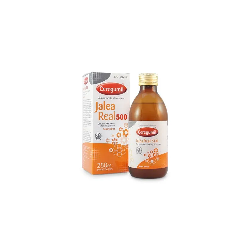 Ceregumil Jalea Real 500 con Vitaminas, 250 ml