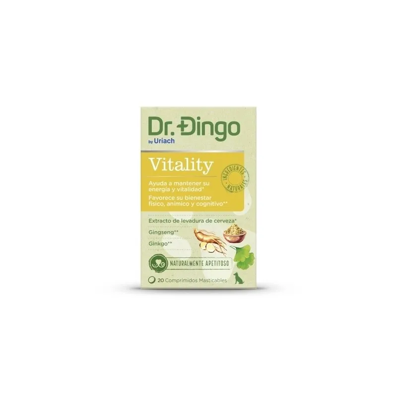 Dr. Dingo vitality, 20 comprimidos masticables Dr. Dingo vitality, 20 comprimidos masticables