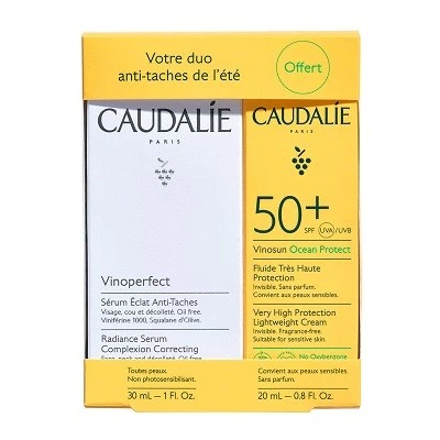 Caudalie vinoperfect serum antimanchas cofre. Regalo Vinosun SPF50+