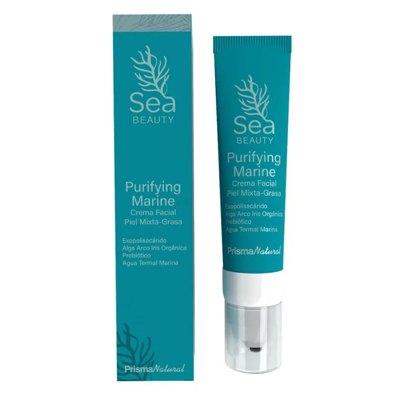Sea beauty crema facial purifying marine pieles mixtas, 50ml