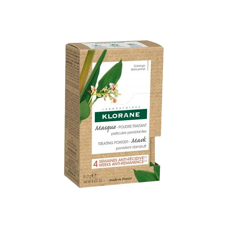 KLORANE CHAMPU-MASCARILLA GALANGA 8SOBRESX3G