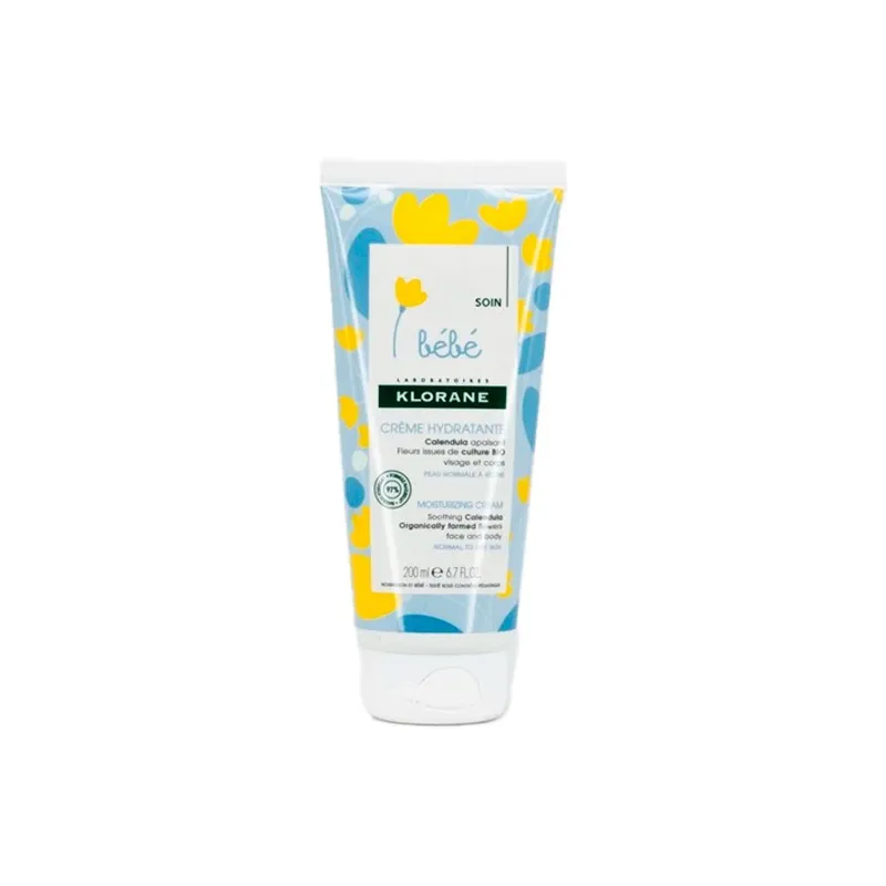 Klorane Bebe Crema Hidratante, 200ml.