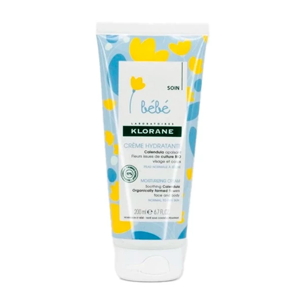 Klorane Bebe Crema Hidratante, 200ml.