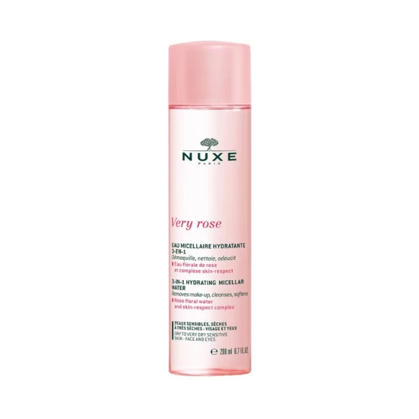 Nuxe Very Rose Agua Micelar Piel Seca, 200ml.