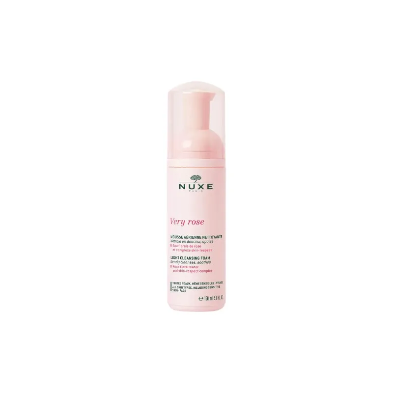 Nuxe Very Rose Mousse Limpiadora, 150ml.