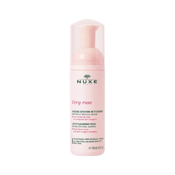 Nuxe Very Rose Mousse Limpiadora, 150ml.