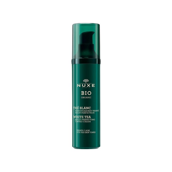 Nuxe BIO tratamiento hidratante color claro té blanco, 50 ml