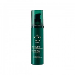 Nuxe BIO tratamiento hidratante con color tono medio té blanco, 50 ml