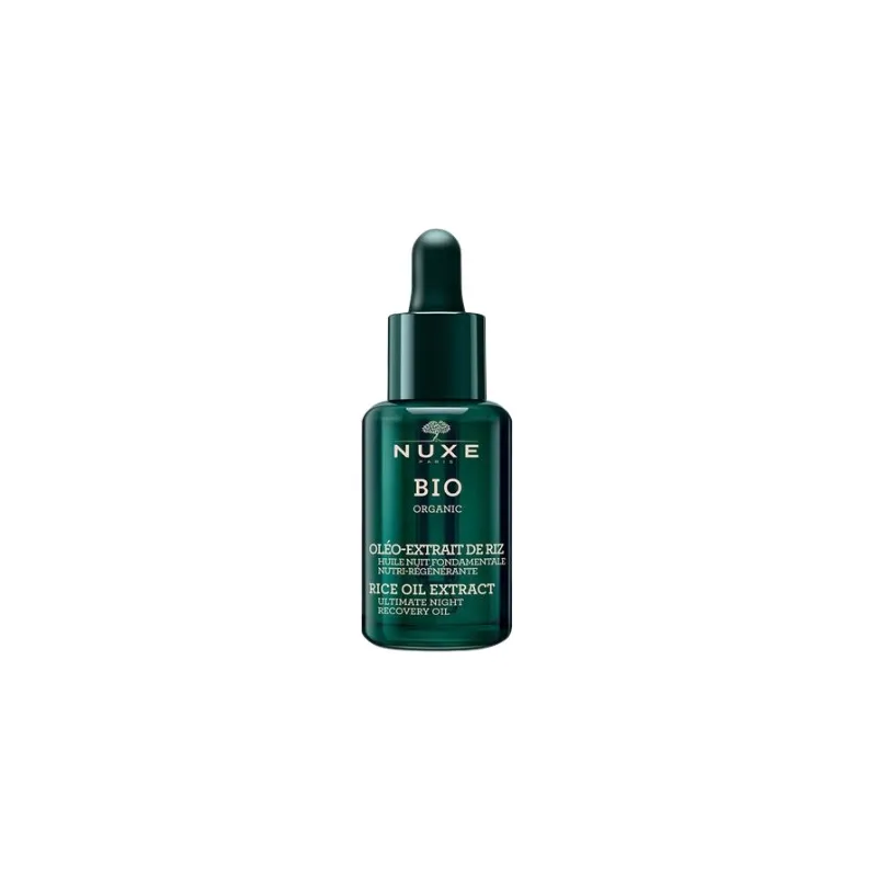 Nuxe BIO aceite de noche nutri-regenerante extracto oleoso de arroz, 30 ml