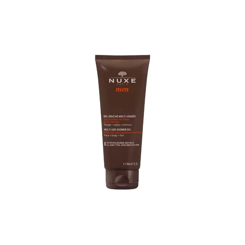NUXE Men Gel de Ducha Multiusos, 200ml.