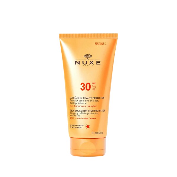 NUXE Sun Loción deliciosa rostro y cuerpo SPF30, 150ml. 