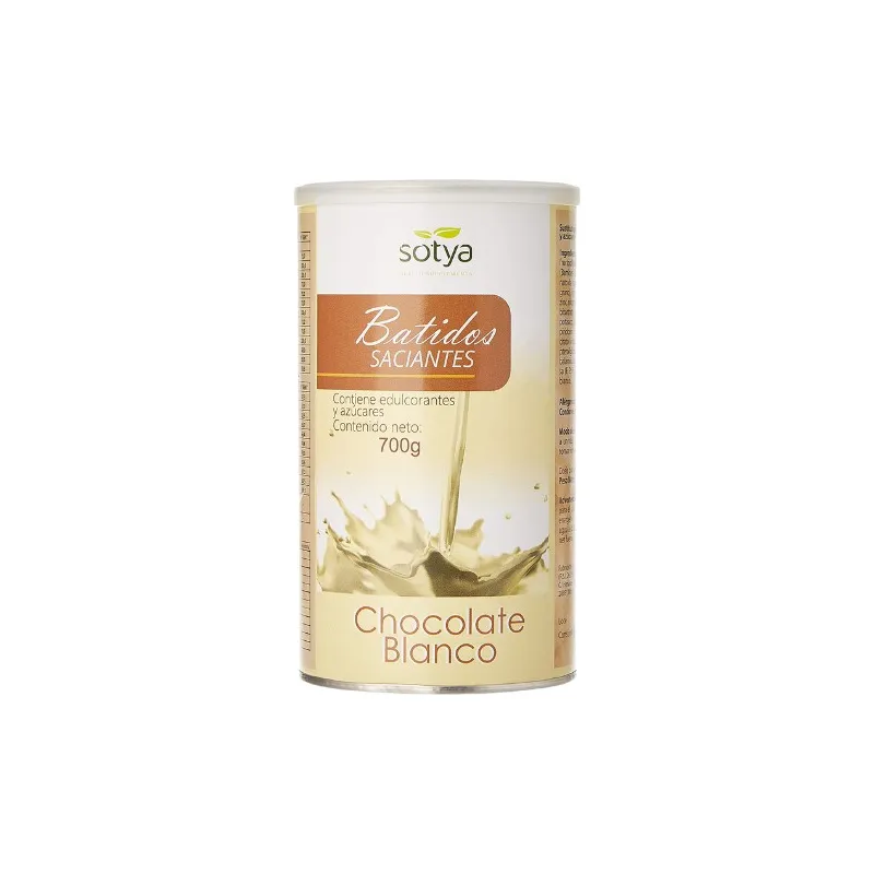 Sotya Batido Saciante Chocolate Blanco, 700 g. Apoya la pérdida de peso.  Sotya Batido Saciante Chocolate Blanco, 700 g. Apoya la pérdida de peso.