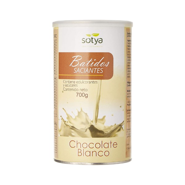 Sotya Batido Saciante Chocolate Blanco, 700 g. Apoya la pérdida de peso. 