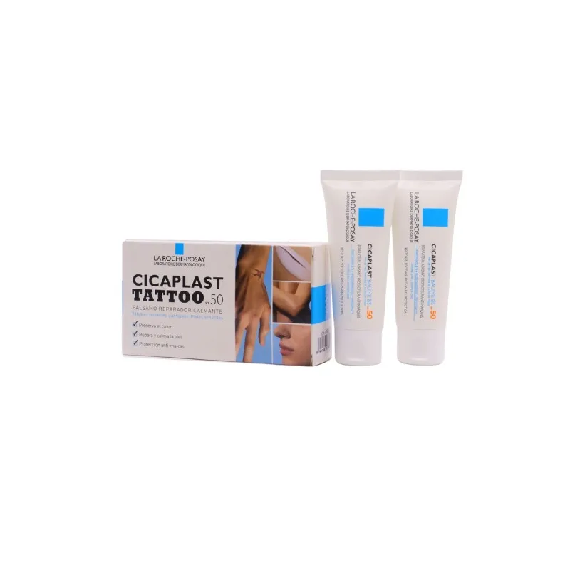 La Roche-Posay Cicaplast Tatuajes  SPF50, 2x40ml. La Roche-Posay Cicaplast Tatuajes  SPF50, 2x40ml.