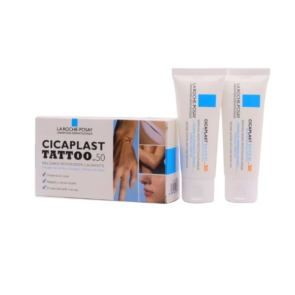 La Roche-Posay Cicaplast Tatuajes SPF50, 2x40ml.