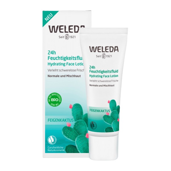 Weleda Extracto Cactus 24h Hydra Lotion Hidratación y Frescura, 30 ml