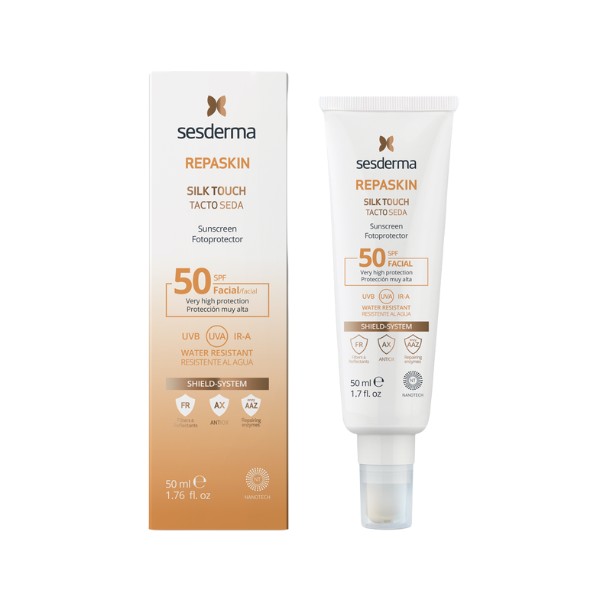 Sesderma Repaskin Spf 50 Tacto Seda, 50 ml.