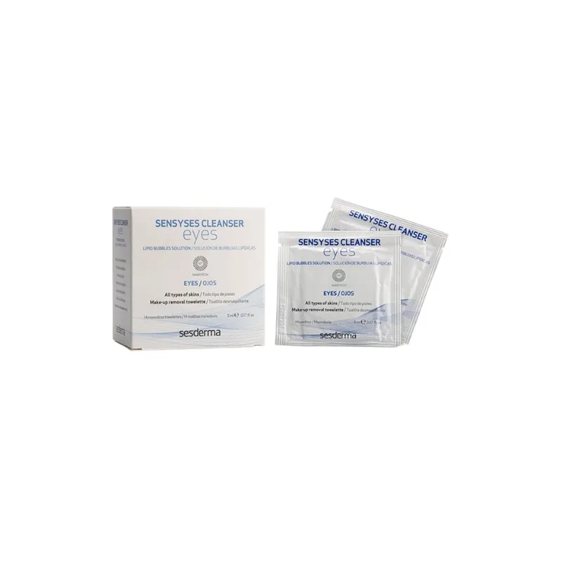 Sesderma Sensyses Cleanser Eyes, 14Toallitas, Sesderma Sensyses Cleanser Eyes, 14Toallitas,