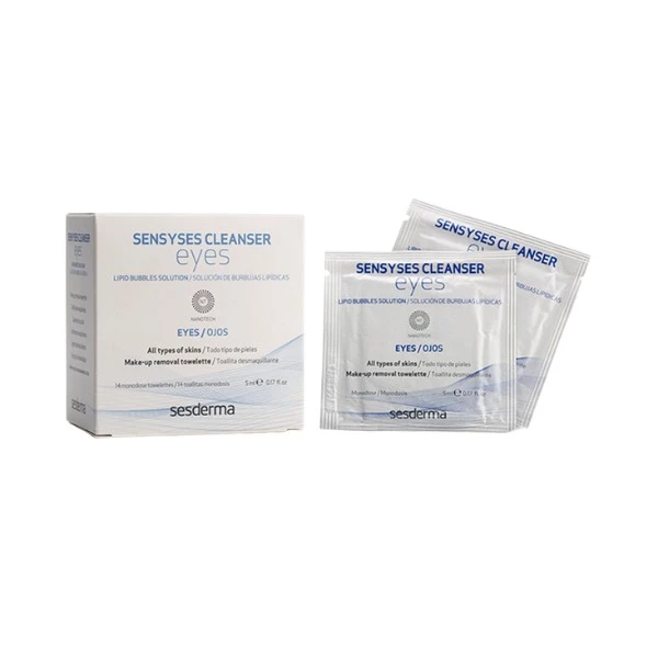 Sesderma Sensyses Cleanser Eyes, 14Toallitas,