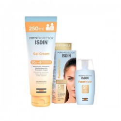 ISDIN packs fotoprotectores Fusion Water SPF50 + Gel-crema SPF50+