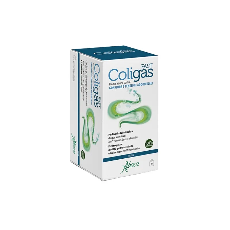 Aboca ColiGas Fast, 20 Bolsitas.