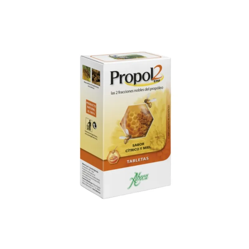 Aboca Propol2 EMF sabor cítrico y miel, 20 comprimidos