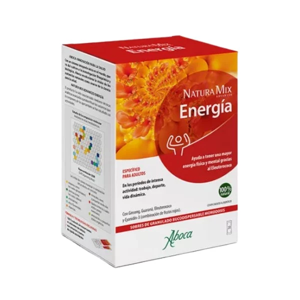 Aboca Natura Mix Advanced Energía, 10 frascos.