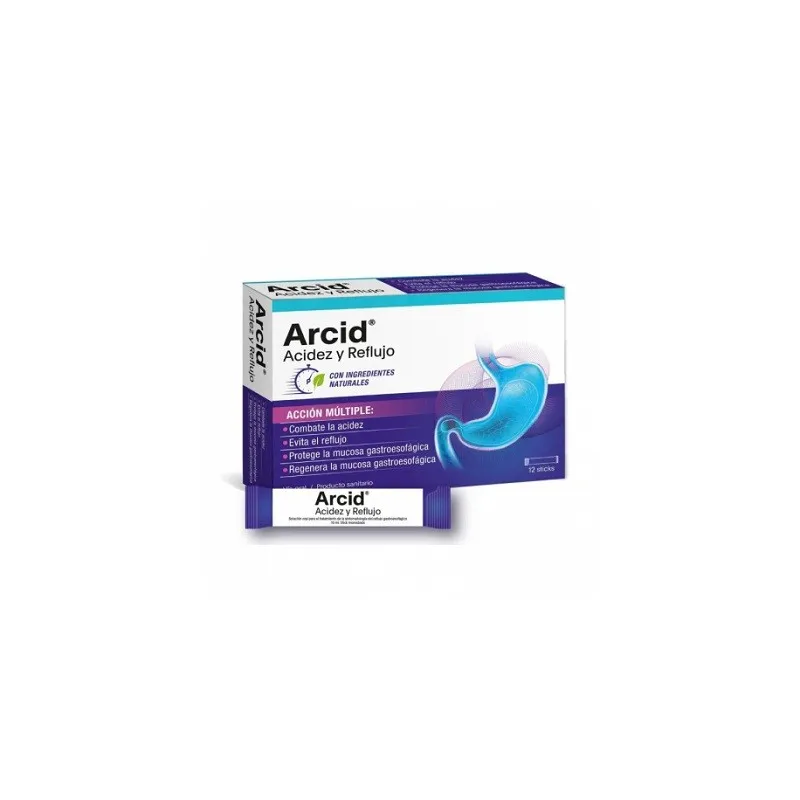 Arcid acidez y reflujo, 12 sticks Arcid acidez y reflujo, 12 sticks