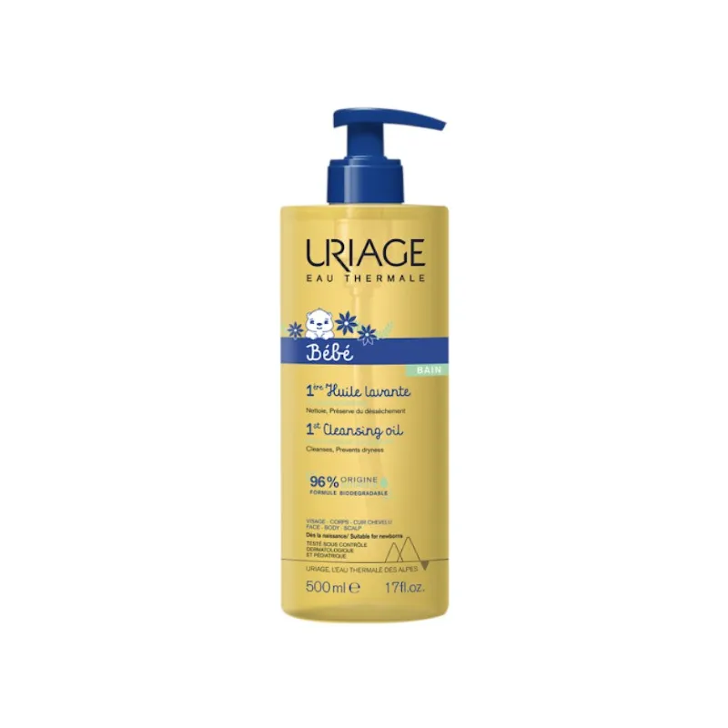 Uriage aceite limpiador bebe, 500ml