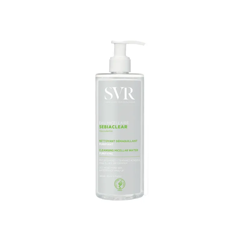 SVR Sebiaclear Agua Micelar Purificante, 400ml. SVR Sebiaclear Agua Micelar Purificante, 400ml.