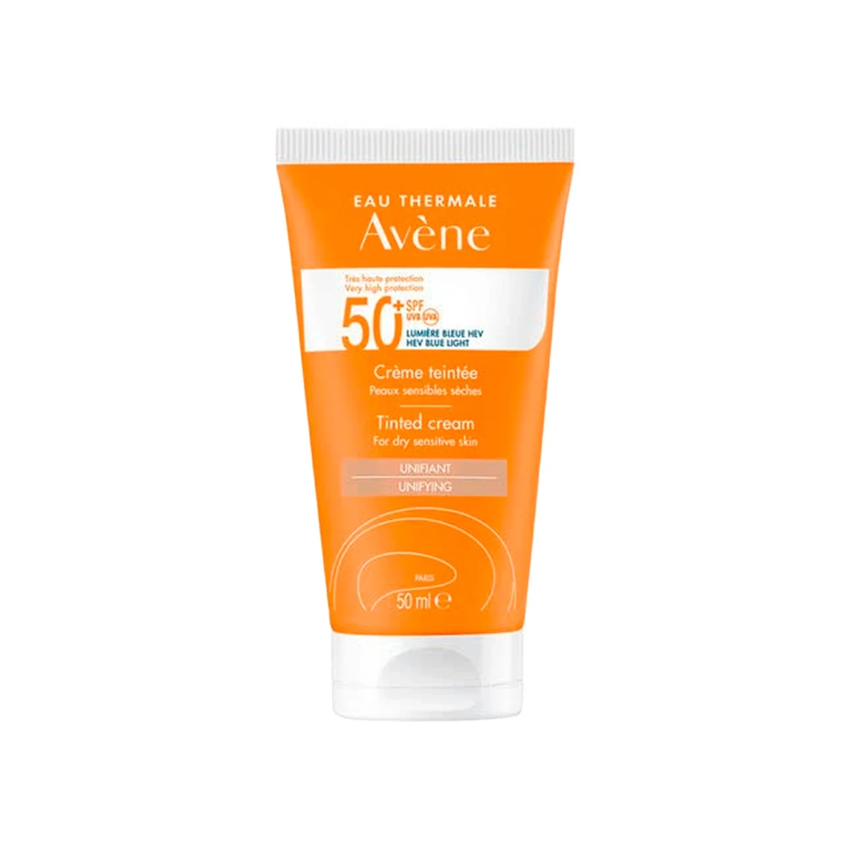 Avene fluido solar con color SPF 50+, 50 ml