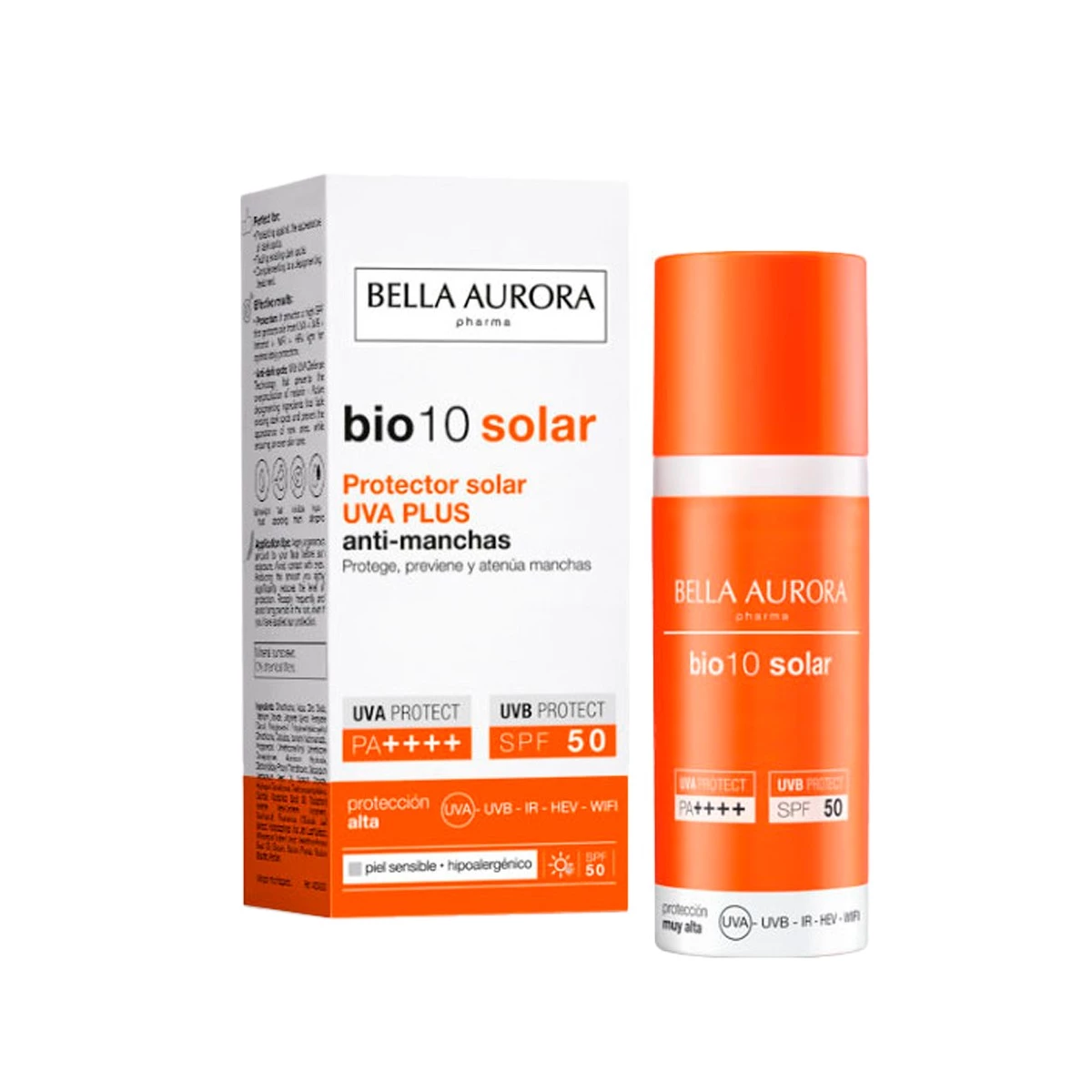 Bella Aurora BIO10 Solar Piel Sensible, 50ml.