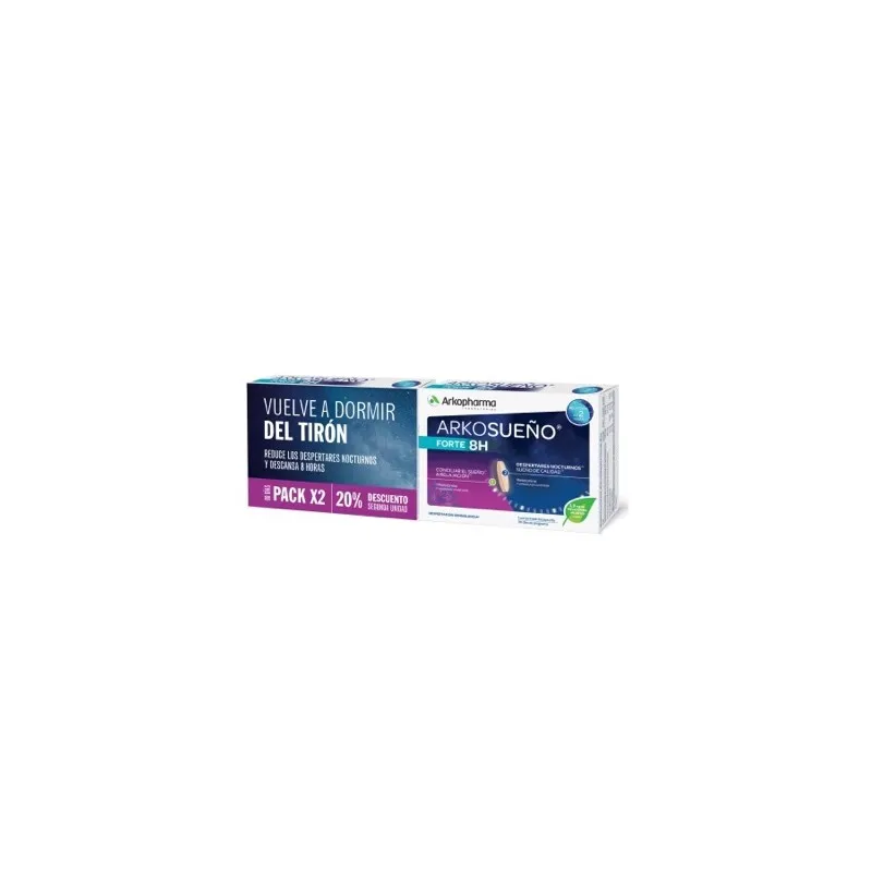 Arkosueño Forte 8H PACK ,2x30 comprimidos bicapa