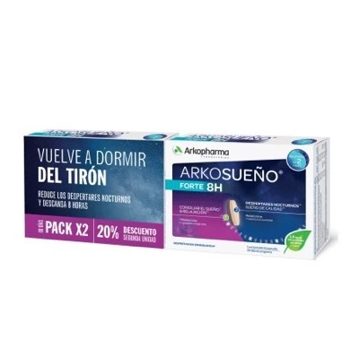 Arkosueño Forte 8H PACK ,2x30 comprimidos bicapa