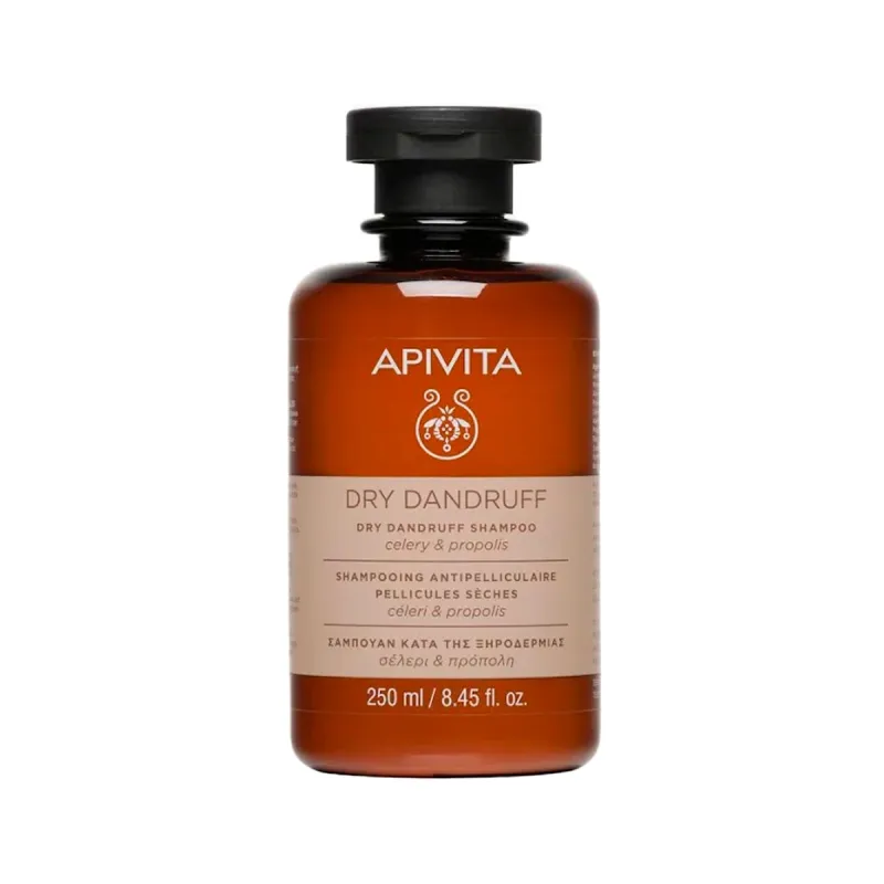 Apivita Champú para cuero cabelludo seco. 250ml